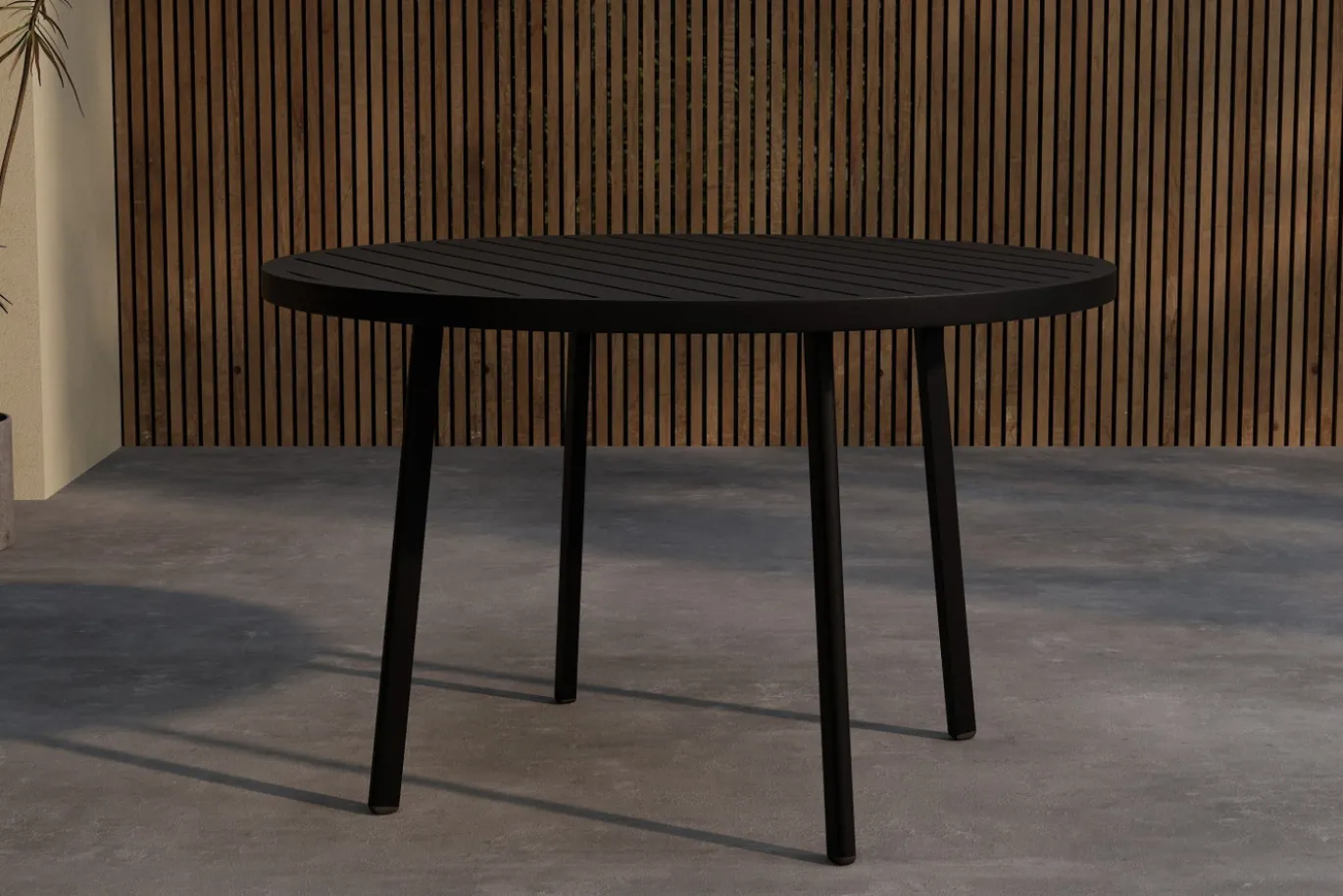 Fjôrd Eettafel Giardini Zwart Ø120cm