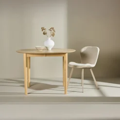 Fjôrd Eettafel Gilda Rond Whitewash ⌀110cm