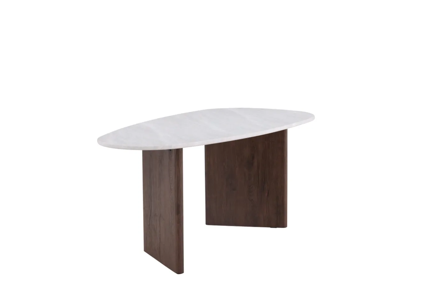 Fjôrd Eettafel Grönvik Ovaal 180x75 Mokka Lichtgrijs Betonlook