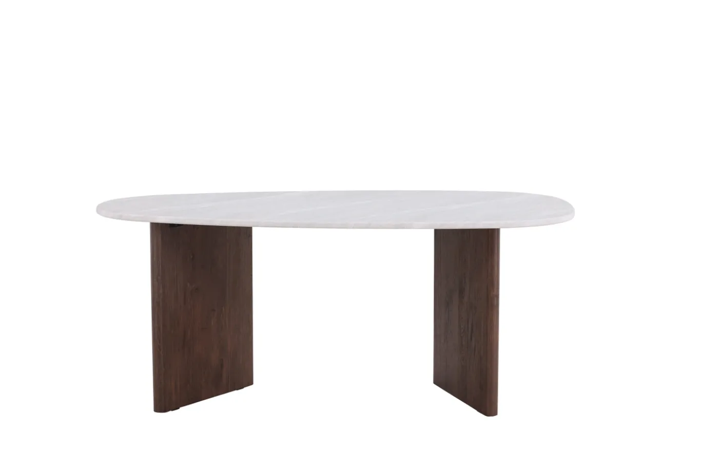 Fjôrd Eettafel Grönvik Ovaal 180x75 Mokka Lichtgrijs Betonlook