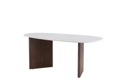 Fjôrd Eettafel Grönvik Ovaal 180x75 Mokka Lichtgrijs Betonlook