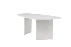 Fjôrd Eettafel Grönvik 220x100cm Wit Betonlook