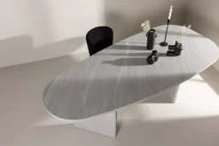Fjôrd Eettafel Grönvik 220x100cm Wit Betonlook