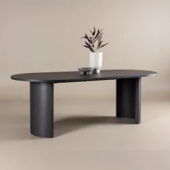 Fjôrd Eettafel Grundsund Zwart 220x100cm