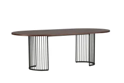 Fjôrd Eettafel Hamneskär Ovaal Donker Walnoot