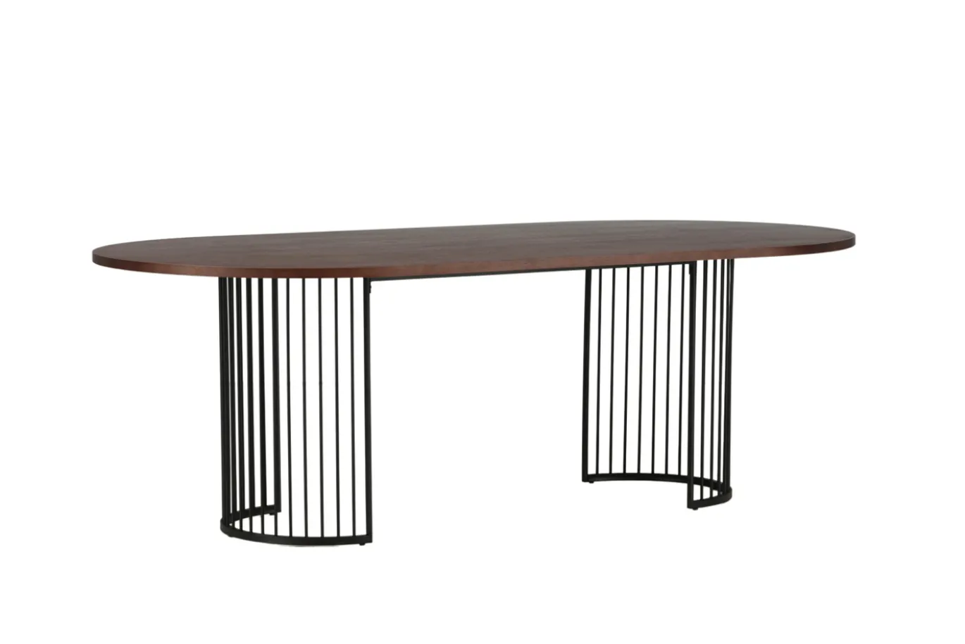 Fjôrd Eettafel Hamneskär Ovaal Donker Walnoot