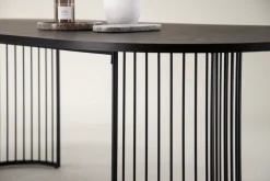 Fjôrd Eettafel Hamneskär Ovaal Zwart MDF
