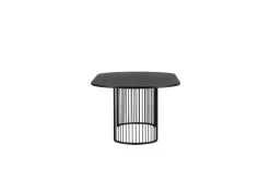 Fjôrd Eettafel Hamneskär Ovaal Zwart MDF