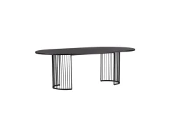 Fjôrd Eettafel Hamneskär Ovaal Zwart MDF