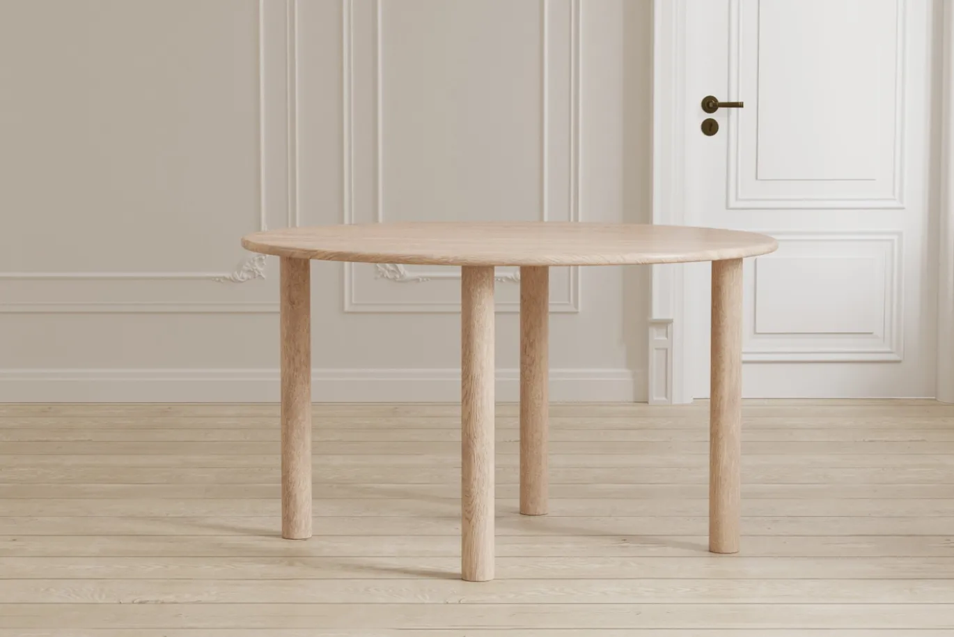 Fjôrd Eettafel Hilo Naturel MDF 130*110cm