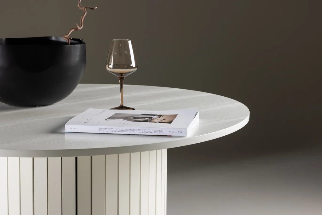 Fjôrd Eettafel Härön Rond Ø110cm Wit