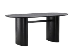 Fjôrd Eettafel Isolde Ovaal Zwart 180cm