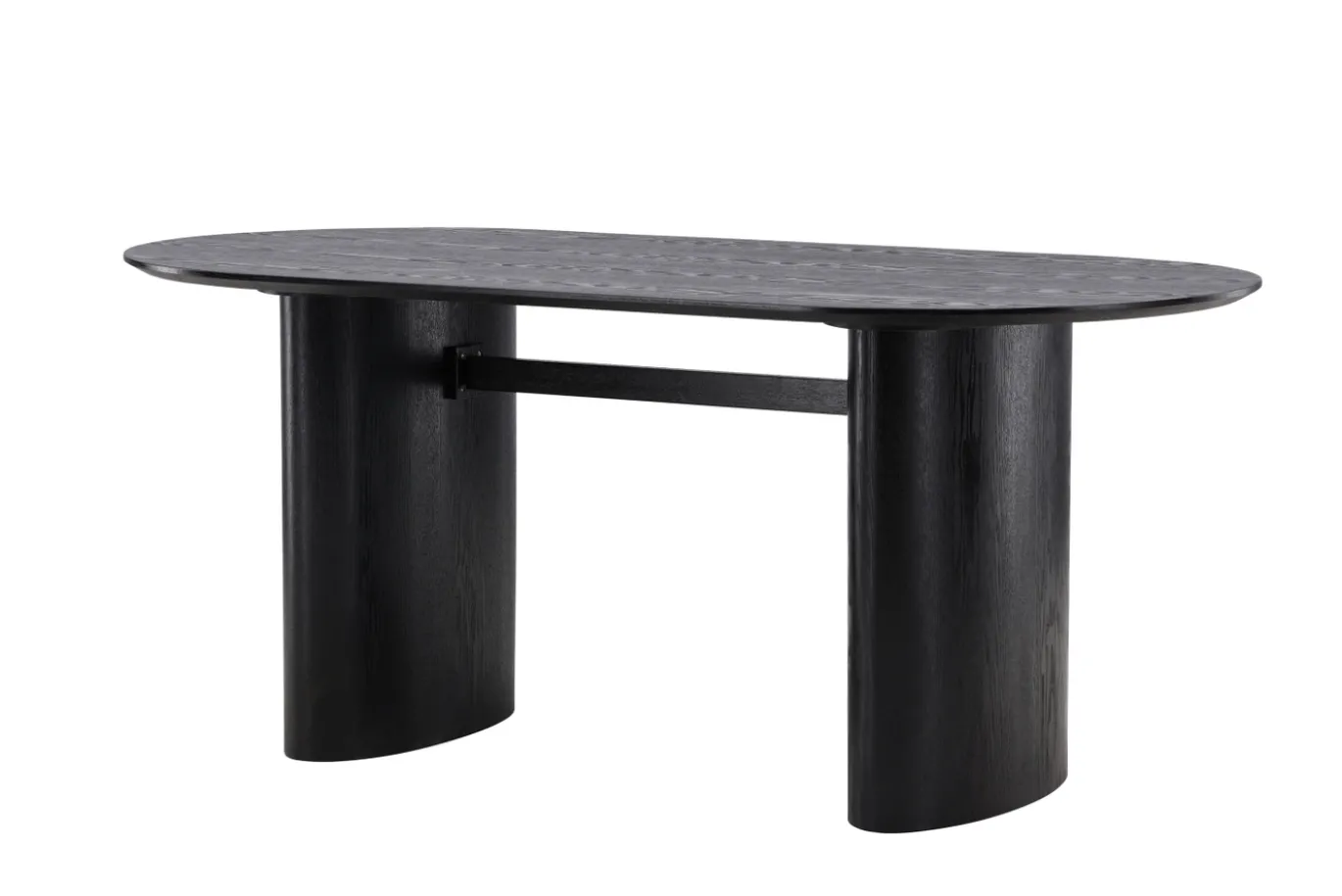 Fjôrd Eettafel Isolde Ovaal Zwart 180cm