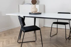 Fjôrd Eettafel Jimmy Zwart/Wit Hpl 195x76cm