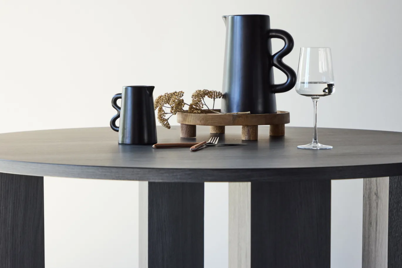 Fjôrd Eettafel Juno Rond Zwart ⌀120cm