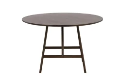 Fjôrd Eettafel Kaseidon Rond Donker Bruin