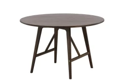 Fjôrd Eettafel Kaseidon Rond Donker Bruin