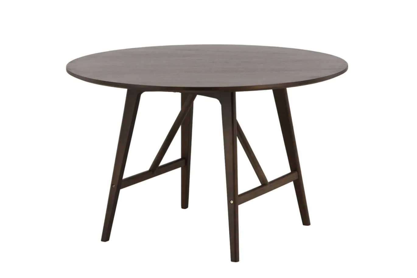 Fjôrd Eettafel Kaseidon Rond Donker Bruin