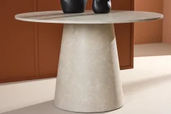 Fjôrd Eettafel Lanzo ø120cm Beige Marmerlook
