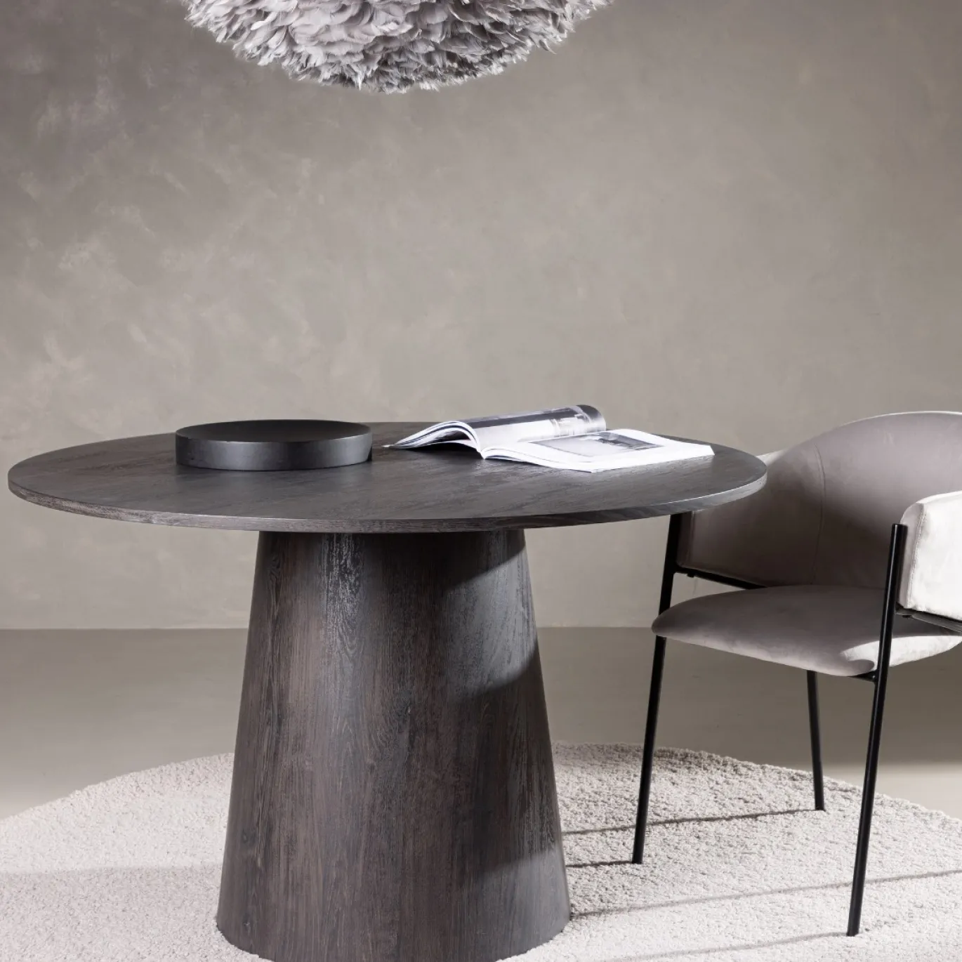 Fjôrd Eettafel Lanzo Rond Ø120cm Mokka