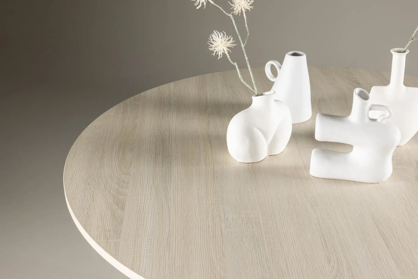 Fjôrd Eettafel Lanzo Rond Ø120cm Whitewash
