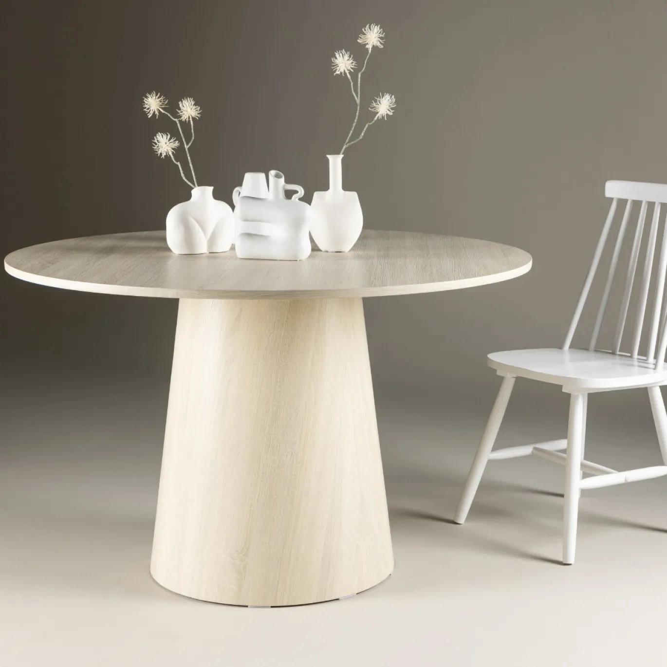 Fjôrd Eettafel Lanzo Rond Ø120cm Whitewash
