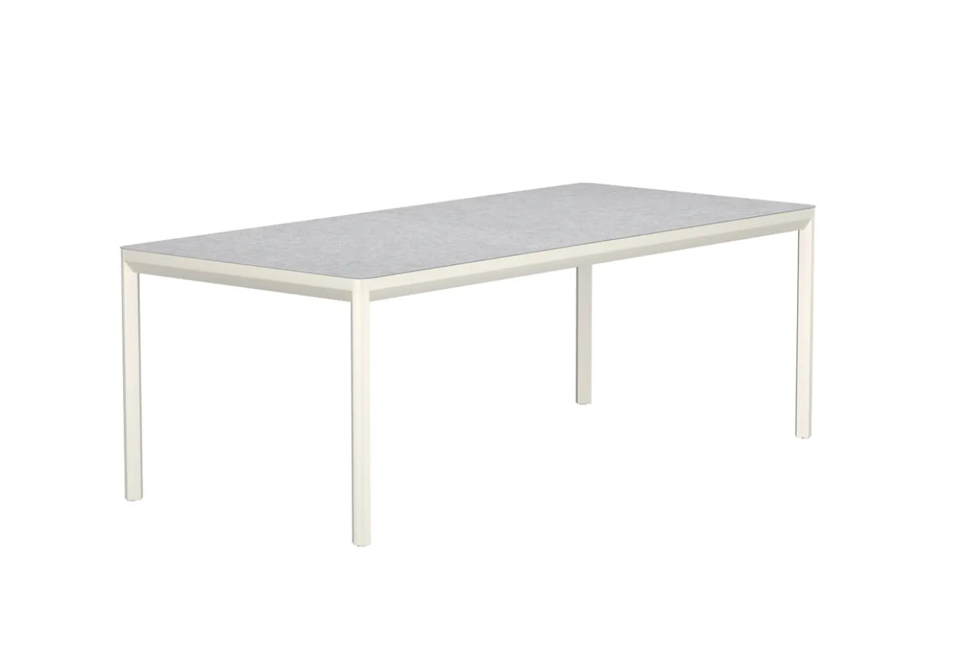 Fjôrd Eettafel Lino Aluminium Beige 220x100cm