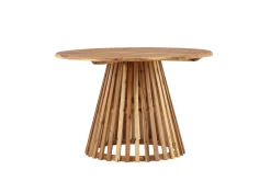 Fjôrd Eettafel Lumpur Rond Acacia Teaklook Rond Ø120x75cm