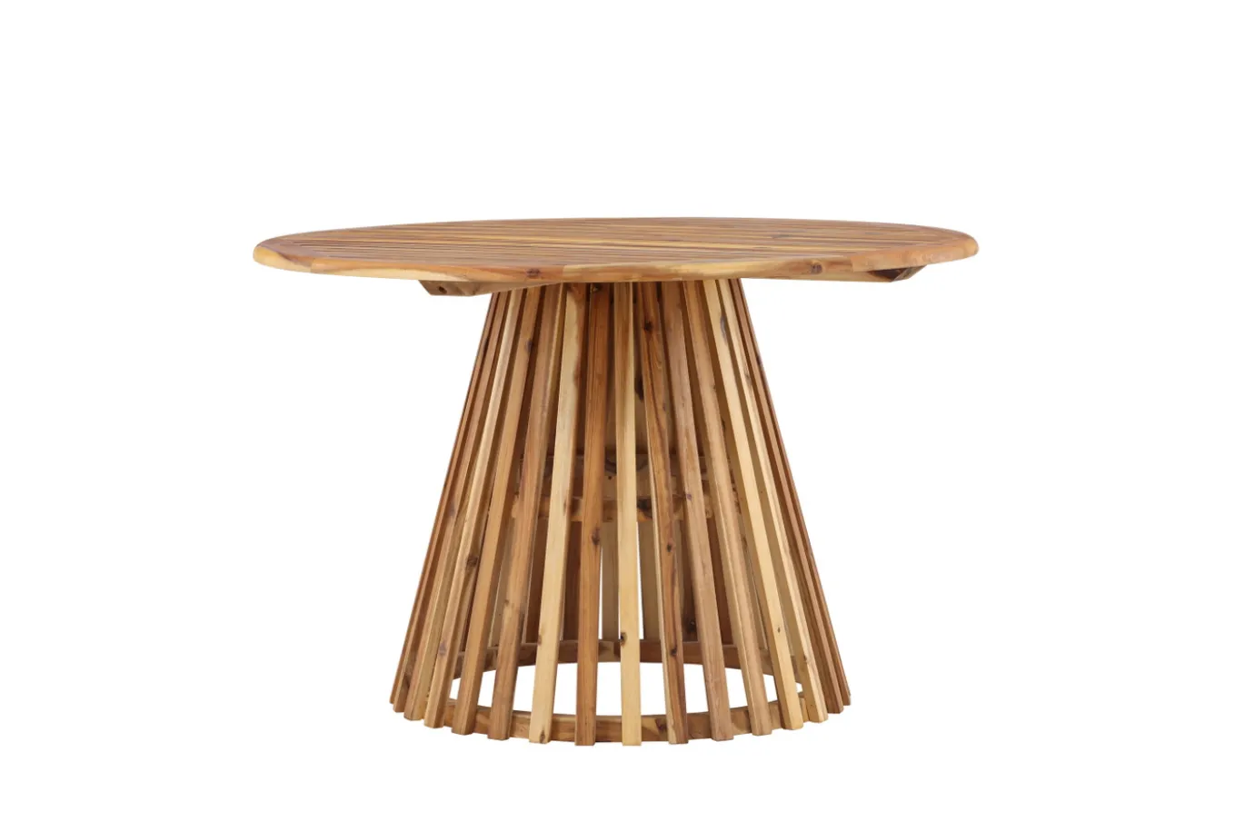Fjôrd Eettafel Lumpur Rond Acacia Teaklook Rond Ø120x75cm