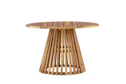 Fjôrd Eettafel Lumpur Rond Acacia Teaklook Rond Ø120x75cm