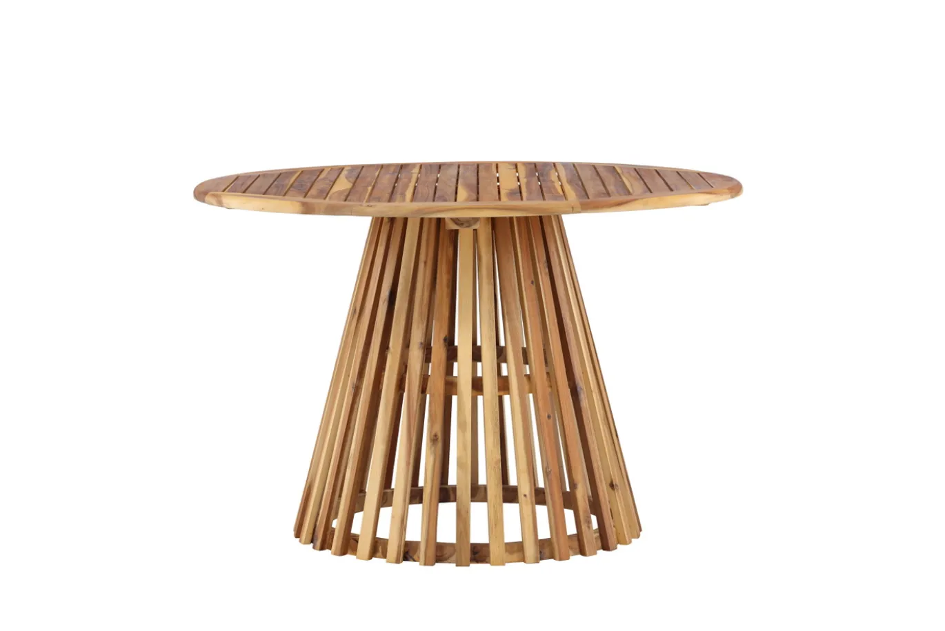 Fjôrd Eettafel Lumpur Rond Acacia Teaklook Rond Ø120x75cm