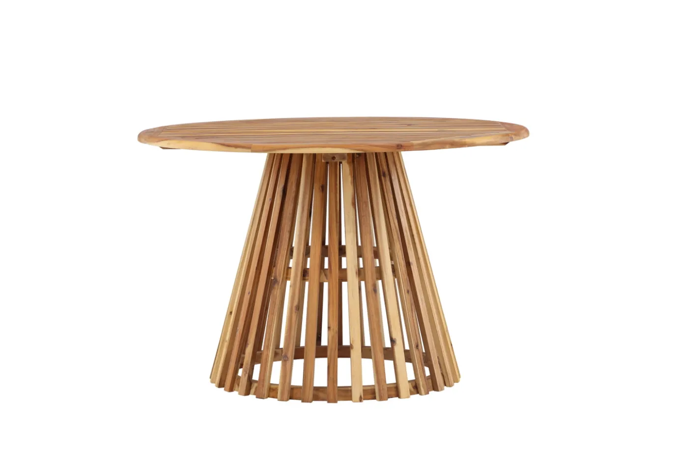 Fjôrd Eettafel Lumpur Rond Acacia Teaklook Rond Ø120x75cm