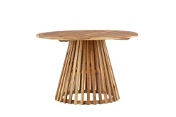 Fjôrd Eettafel Lumpur Rond Acacia Teaklook Rond Ø120x75cm
