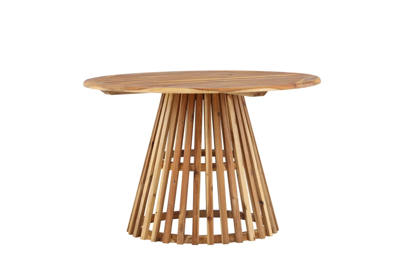 Fjôrd Eettafel Lumpur Rond Acacia Teaklook Rond Ø120x75cm