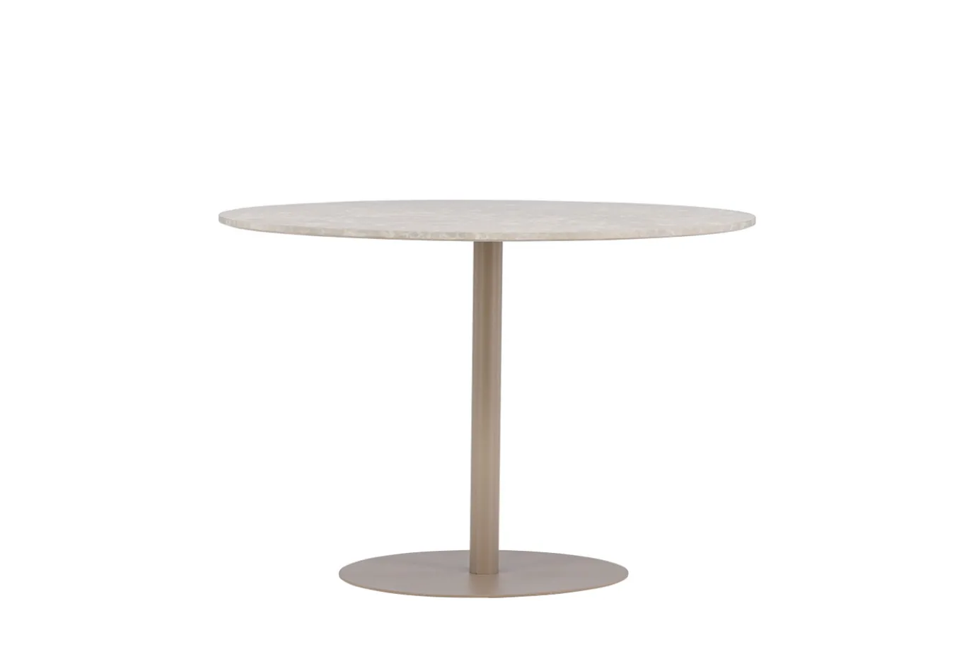 Fjôrd Eettafel Lycke Rond Ø110cm Beige Marmerlook