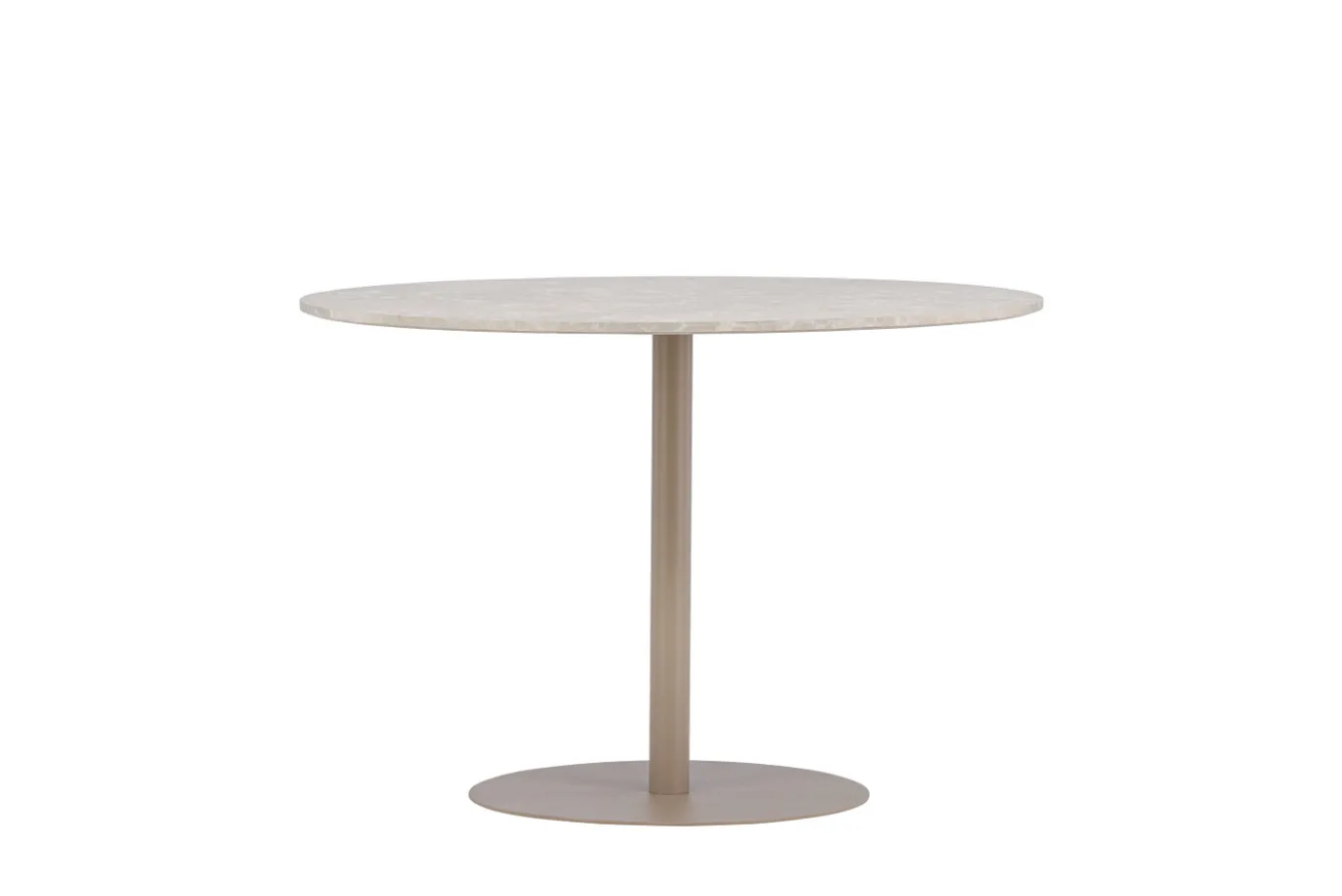 Fjôrd Eettafel Lycke Rond Ø110cm Beige Marmerlook