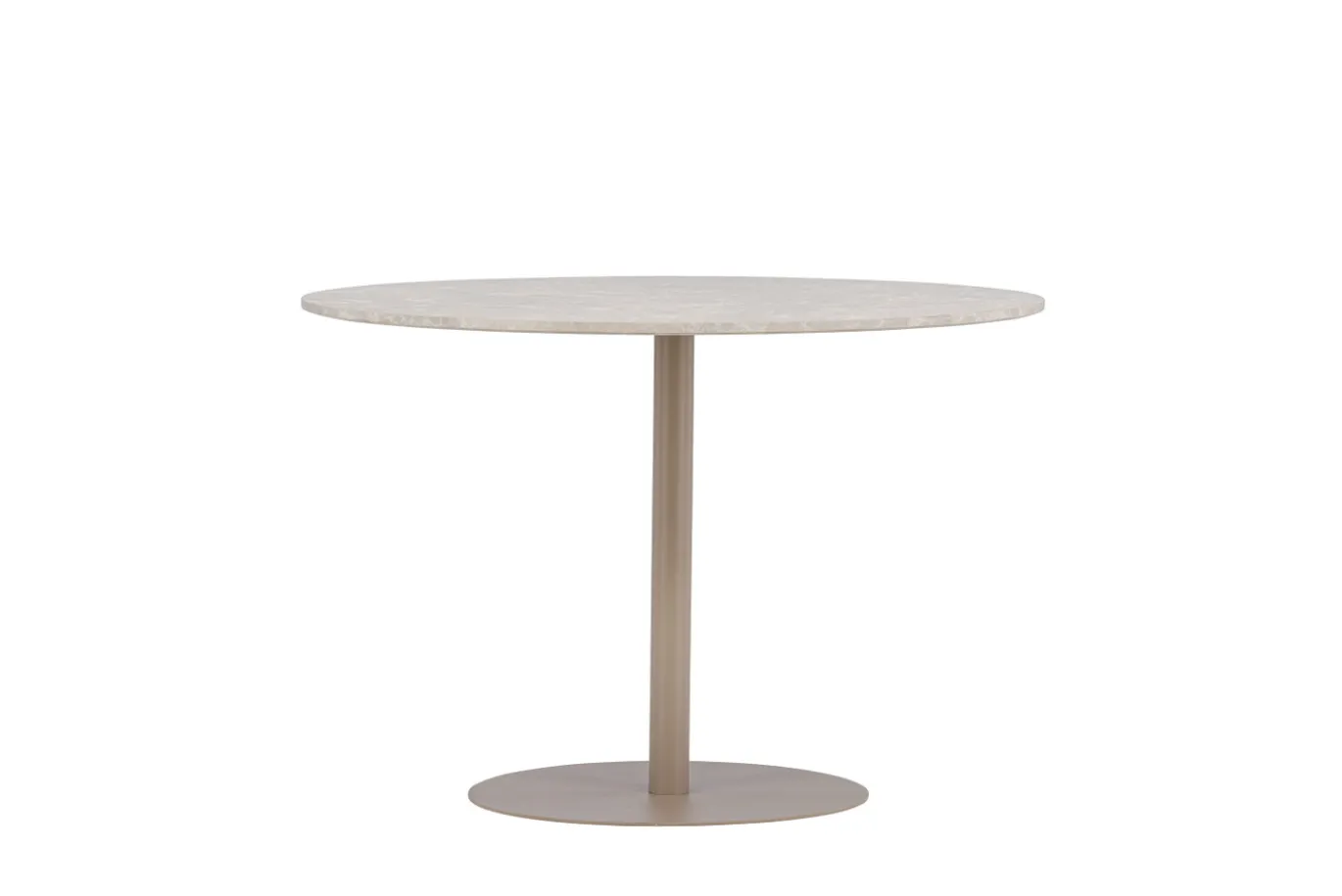 Fjôrd Eettafel Lycke Rond Ø110cm Beige Marmerlook