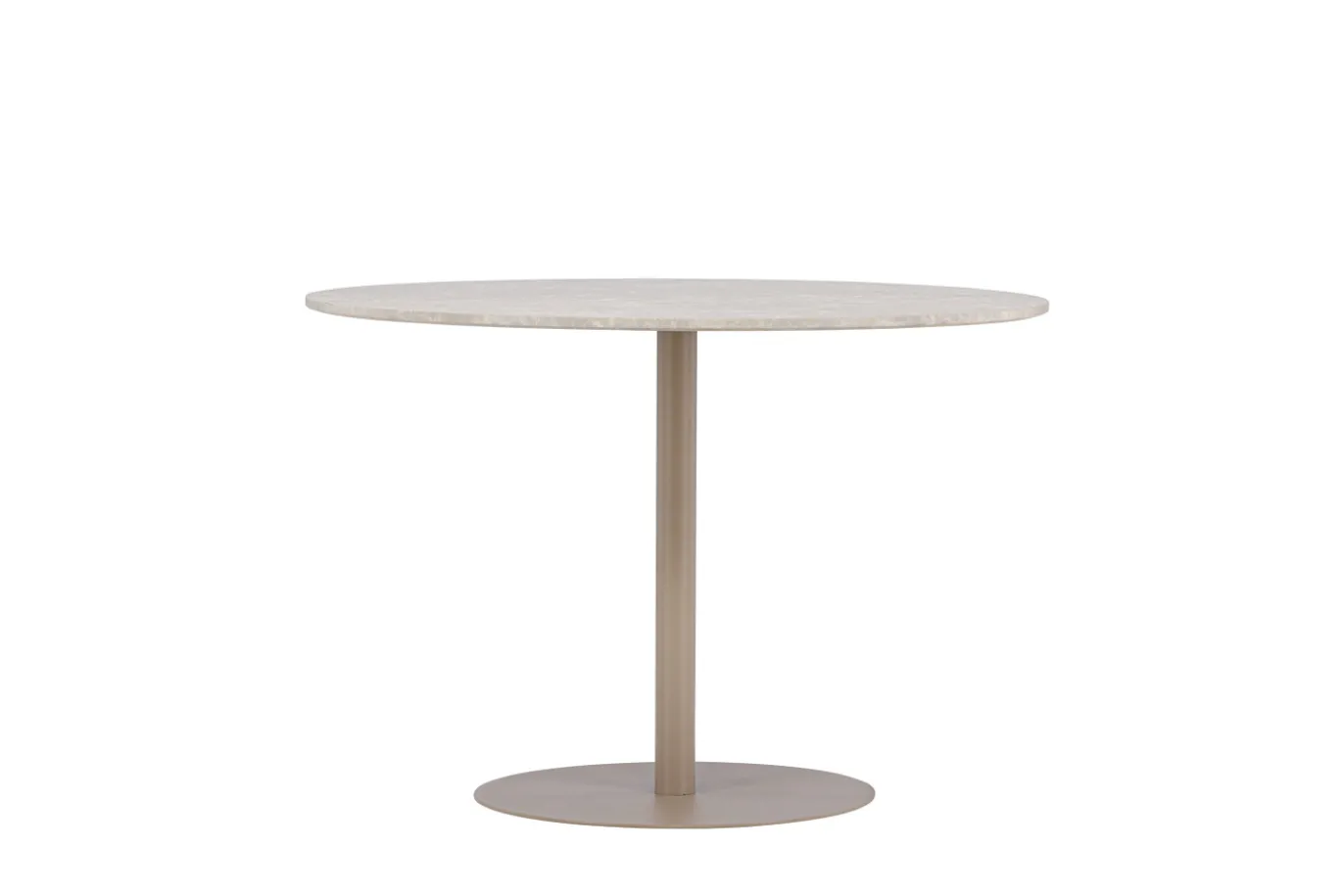 Fjôrd Eettafel Lycke Rond Ø110cm Beige Marmerlook