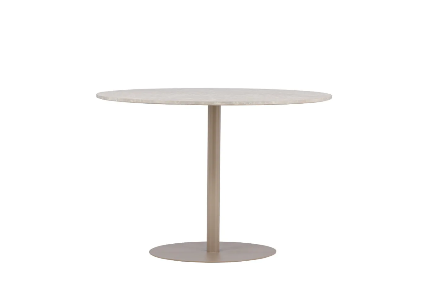 Fjôrd Eettafel Lycke Rond Ø110cm Beige Marmerlook