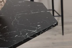 Fjôrd Eettafel Marbs Rond Zwart Marmerlook