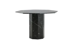 Fjôrd Eettafel Marbs Rond Zwart Marmerlook
