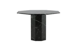 Fjôrd Eettafel Marbs Rond Zwart Marmerlook