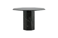 Fjôrd Eettafel Marbs Rond Zwart Marmerlook