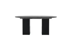 Fjôrd Eettafel Matilda Rond Extendable Ø130/180cm Zwart Mdf