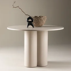 Fjôrd Eettafel Olivia Ø110cm Beige