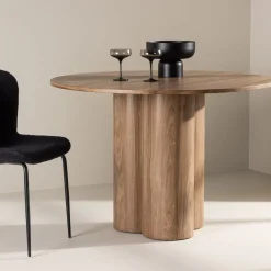Fjôrd Eettafel Olivia Ø110cm Bruin
