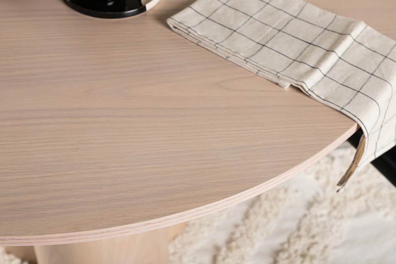 Fjôrd Eettafel Olivia Ø110cm Whitewash Fineer