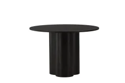 Fjôrd Eettafel Olivia Ø110cm Zwart Fineer
