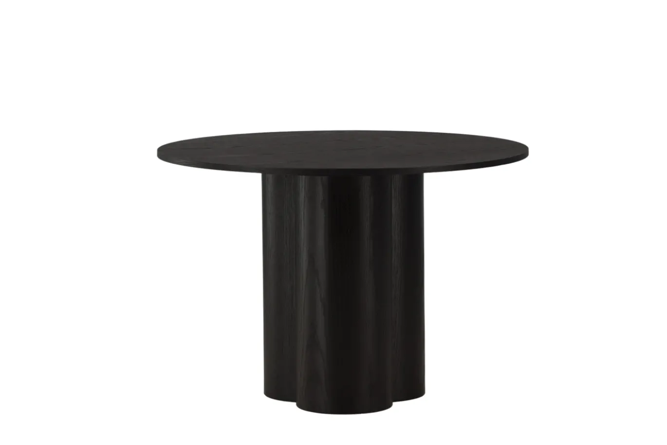 Fjôrd Eettafel Olivia Ø110cm Zwart Fineer