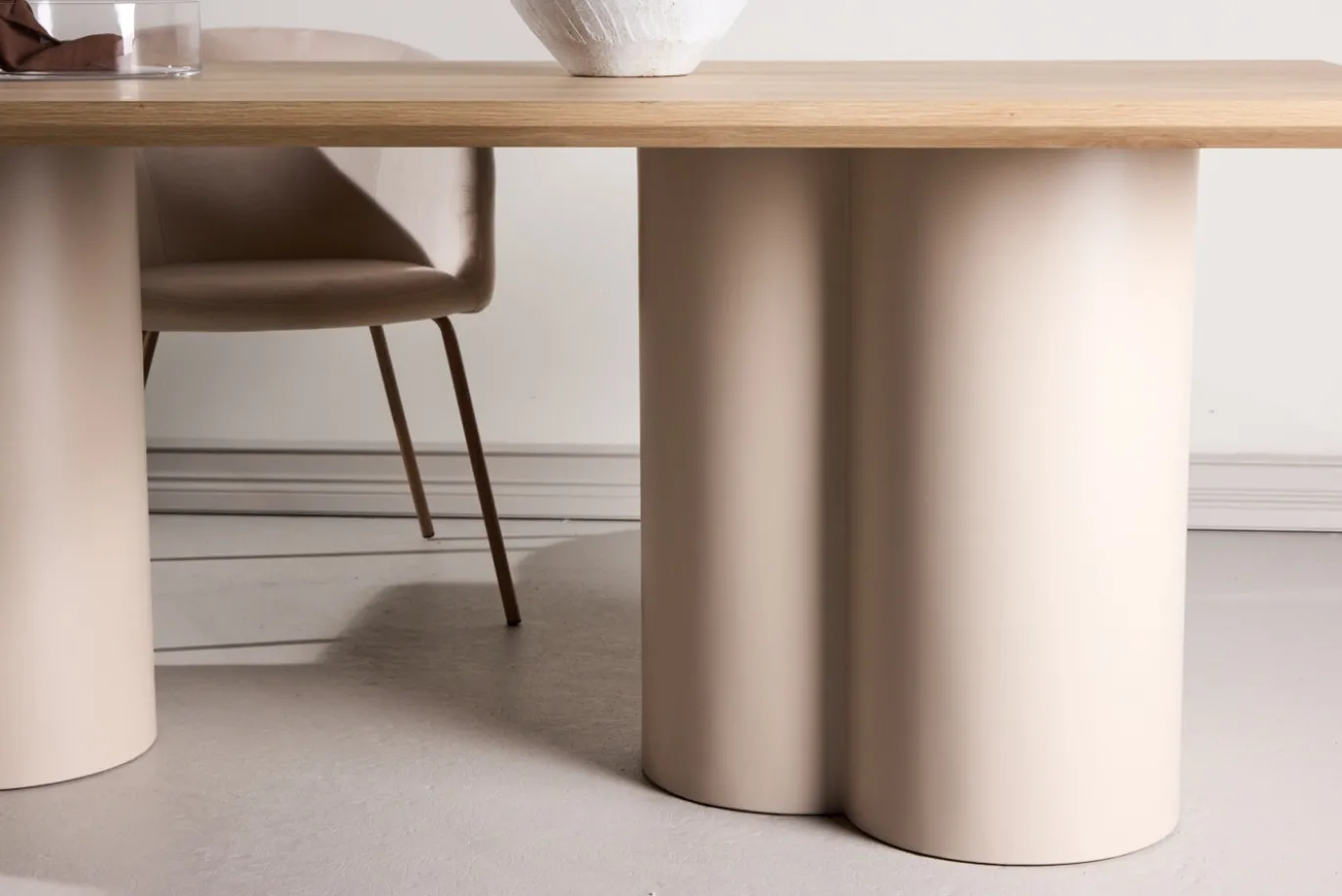 Fjôrd Eettafel Olivia MDF Whitewash 210x100cm